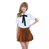 White Blouses Chiffon Peter Peter Pan Collar Casual Shirt Ladies Tops School Blouse 2 style Female Elegant Black Bow Tie
