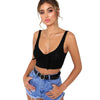 White Lace Up Crop Tops Camisole Women Summer Beach Tie Up Bow Female Cami Crop Top Sexy Sleeveless Short Tees
