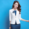 White Plus Size Blazer Women Autumn Button Bomber Formal Jacket Womens Office Korean Ladies Business Suits Vogue Outwear X60050