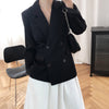 White Small Suit Jacket Women 2023 Autumn  Korean Casual Loose Suit Jacket Female Black Long Sleeve Blazers Coat NS2131