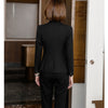 White Suits Women 2023  Temperament Formal Long Sleeve Slim Blazer And Skirt Office Ladies Work Wear Black