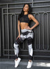 Wholesale 3d Digital Printed Geometric Fitness Leggings For Women 2022 Fashion Skinny Push Up Sweatpants Stretch Slim Leggings