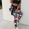 Wholesale 3d Digital Printed Geometric Fitness Leggings For Women 2022 Fashion Skinny Push Up Sweatpants Stretch Slim Leggings