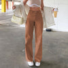 Wide Leg Khaki Cargo Mom Jeans Women Classic High Waist Baggy Straight Casual Pants Aesthetic Vintage Denim Trousers  Iamhotty