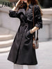 Windbreaker Women's Mid-Length Autumn And Winter Clothing Women's Temperament British Style Popular Coat Double Breasted Top