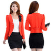New Fashion Blazer Women Slim Blazer Feminino Lady Tops Suit Flower Short Women Blazers and Jackets Jaqueta Feminina