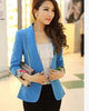 New Slim Blazer Women Korean Style Long Sleeves Shrug Suit Coat Candy Color Small Office Suit Coat Jaqueta Feminina