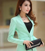 New Slim Blazer Women Korean Style Long Sleeves Shrug Suit Coat Candy Color Small Office Suit Coat Jaqueta Feminina
