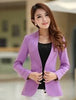 New Slim Blazer Women Korean Style Long Sleeves Shrug Suit Coat Candy Color Small Office Suit Coat Jaqueta Feminina