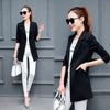 Wine Red Black Women Blazers And Jackets New Spring Autumn Fashion Single Button Blazer Femenino Ladies Blazer Female