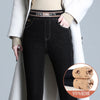 Winter Basic Thicken Skinny pencil jeans Streetwear Camel Down Warm Jeans Women Casual Slim Elastic High Waist Denim Pants