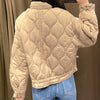 Winter Coat Short Down Jacket Women Parkas Loose Solid Coat Light Slim Streetwear Jacket Female Chic Outerwear