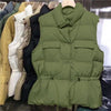 Winter Down Vest Women Short Vest Windbreaker Lightweight Coat Warm Waistcoat Female White Duck Down Coat Sleeveless Jacket