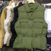 Winter Down Vest Women Short Vest Windbreaker Lightweight Coat Warm Waistcoat Female White Duck Down Coat Sleeveless Jacket