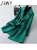 Winter High-End Double-Sided Woolen Coat Cashmere Coat Women's High-End Mid-Length Elegant Temperament Wool Coat