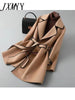 Winter High-End Double-Sided Woolen Coat Cashmere Coat Women's High-End Mid-Length Elegant Temperament Wool Coat