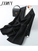Winter High-End Double-Sided Woolen Coat Cashmere Coat Women's High-End Mid-Length Elegant Temperament Wool Coat