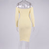 Winter Fuzzy Sweater Midi Dress Elegant Women Off Shoulder Long Sleeve Bodycon Dress Sexy Party Dress Autumn