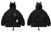 Winter Jacket Hooded Parkas with Bag Streetwear Hip Hop Devil Horn Thick Warm Bubble Padded Coats Harajuku Casual Puffer Jackets