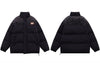 Winter Jacket Men Parkas Streetwear Harajuku Embroidery Patchwork Thicken Warm Padded Bubble Coats Hip Hop Loose Jackets