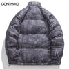 Winter Jacket Men Parkas Streetwear Hip Hop Bandana Paistey Print Thick Warm Padded Coat 2023 Harajuku Casual Outwear