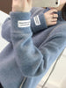 Winter Knit Sweater Women Casual Thick Turtleneck Pullover Korean Solid Knitwear Female Loose Long Sleeve Warm Jumper
