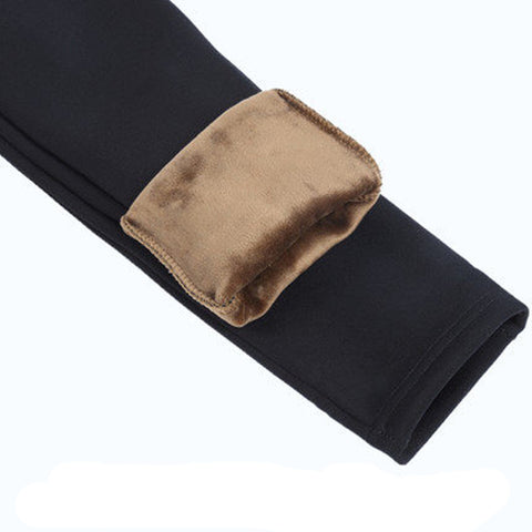 Winter Leggings Women Plus Thick Velvet Pencil Pants Elastic Waist Trousers Warm Leggings Outer Wear Leggins Plus Size 4XL C2571
