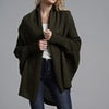 Winter Oversize Sweater Women Batwing Sleeve Knitted Cardigan Casual Loose Vintage Knitwear Female  Solid Long Cardigan