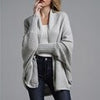 Winter Oversize Sweater Women Batwing Sleeve Knitted Cardigan Casual Loose Vintage Knitwear Female  Solid Long Cardigan