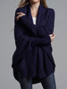 Winter Oversize Sweater Women Batwing Sleeve Knitted Cardigan Casual Loose Vintage Knitwear Female  Solid Long Cardigan