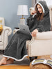 Winter Oversized Hoodie Sweatshirt Women Casual Long Fleece Giant Wearable Blanket With Sleeves Loose Flannel TV Blanket Hoody