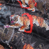 Winter Reversible Parkas Jacket Streetwear Hip Hop Tiger Chinese Dragon Print Thicken Warm Bubble Coats Harajuku Jackets