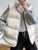 Winter Sleeveless Jacket Women Casual Button Down Vest Korean Solid Waistcoat Female Loose Stand Collar Coat With Pocket