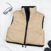 Winter Sleeveless Women Vest Casual Stand Collar Women Jacket Down Vest Short Warm Vests Waistcoats Vintage Chaleco Mujer