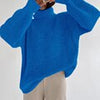 Winter Turtleneck Knit Sweater Women Thick Oversize Pullover Casual Loose Green Knitwear Female Solid Vintage Long Sleeve Jumper