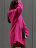 Winter Turtleneck Sweater Dress Women Oversize Midi Knitted Pullover Casual Loose Long Sleeve Knitwear Elegant Green Warm Jumper