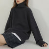 Winter Turtleneck Sweater Women Oversized Knitted Sweaters Casual Loose Pullover Ladies Korean Style Solid Jumper Knitwear Pull