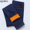 Winter Warm Jeans For Women Skinny Elastic Denim Pancil Pants Female Trousers Thicken black Plus Velvet insulated Jeans