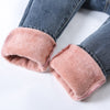 Winter Warm Jeans Woman 2022 High Waist Casual Velvet Ladies Trousers Female Pantalon Denim jeans for Women Pants Plus size