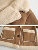 Winter Women Coat Faux Fur Fleece Jacket Double-side Lamb Wool Outerwear Casual Thicken Locomotive Lapel Coat Female Warm Jacket
