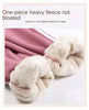 Winter Women Fleece Pants Thick Keep Warm Gym Sweatpants Casual Solid Elastic Waist Lace-up Loose Female Trousers Leggings