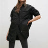 Winter Women Jacket Casual Loose Thin Parkas Coat Ladies Elegant Loose Warm Outerwear Vintage Long Sleeve Oversized Coat Female