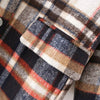 Wixra Womens Vintage Khaki Plaid Blazer Jacket Casual Single-Breasted Stylish Coat High Street 2022 Spring
