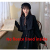 Woherb Elegant Dress Women Spring Autumn Robe Bow Lace Up Midi Long Dresses Female Casual Korean 2023 Clothing Vestidos