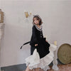 Woherb Sweet Lolita Dress Women Vintage Lace Bowknot High Waist Dresses Kawaii Japanese Girls Gothic Lolita Cosplay Loli 25928