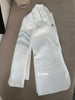Woman 2023 White Blazer Sleeves arrow Strass Detail Front 2 buttons Heart Brooch Long Sleeved Suit Tops