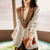 Woman Blazer Jackets 2023 Elegant Autumn Long-Sleeved Solid Color Simple And Woman Jacket Female Clothes Outerwear
