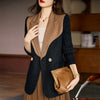 Woman Blazer Jackets 2023 Elegant Autumn Long-Sleeved Solid Color Simple And Woman Jacket Female Clothes Outerwear