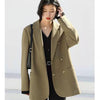 Woman Clothes Office Jacket Suit Coat Casual Loose White Suit Jacket For Women 2023 Spring Korean Suit Women Black Coats