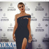 Woman Dress Plus Size Strapless Split Midi Party Sexy Dresses Gown Irregular Dress Vestido De Mujer Kobieta Sukienka Femme Robe